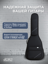Чехол для 12 струнной гитары полужесткий ЧГ12-3.1