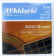 Струны для акустической 12-струнной гитары D`Addario EJ36 бронза 80/20, Light 10-47