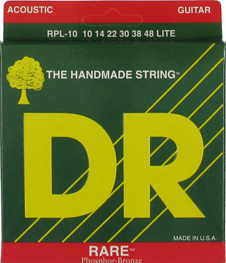 Струны для акустических гитар DR RARE RPL-10, 10-48