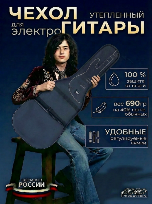 Чехол для электрогитары утепленный ЧГЭ2