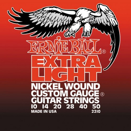 Струны для электрогитары ERNIE BALL 2210, .010-.050, Nickel wound