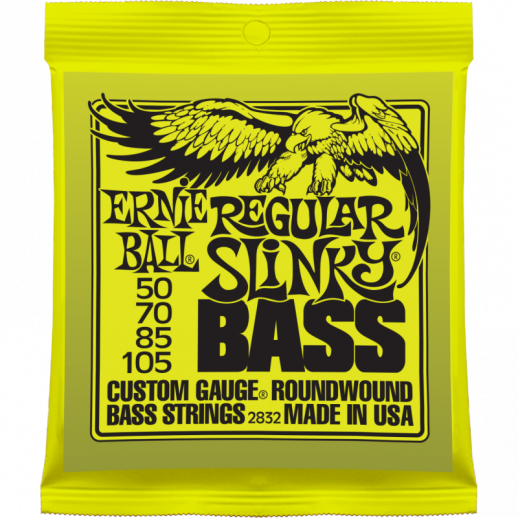Струны для бас гитары ERNIE BALL 2832 .050-.105, Nickel wound
