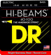 Струны для бас-гитар DR HI-BEAM LR40, 40-100, круглая сердцевина, нержавейка