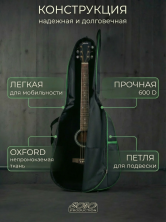 Чехол для 12-ти струнной гитары неутепленный, с 2-мя ремнями ЧГ12-1/1GR